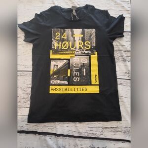 Bench Black and Yellow Graphic Tee